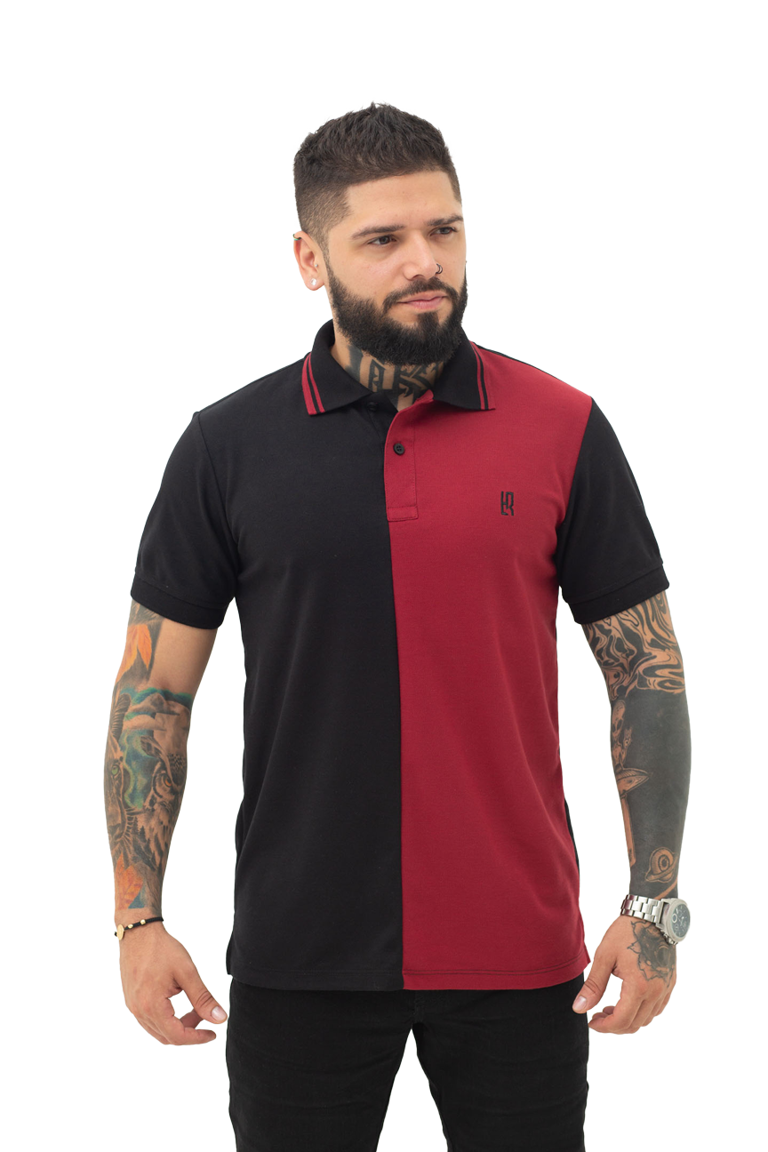 Camisa Tipo Polo Hombre Camiseta Polo Vinotinto Camisa Playera