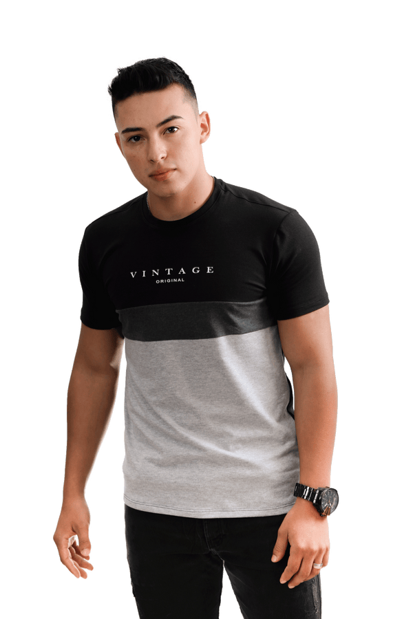 CAMISETA T-SHIRT NEGRO CROSS JASPE 019A