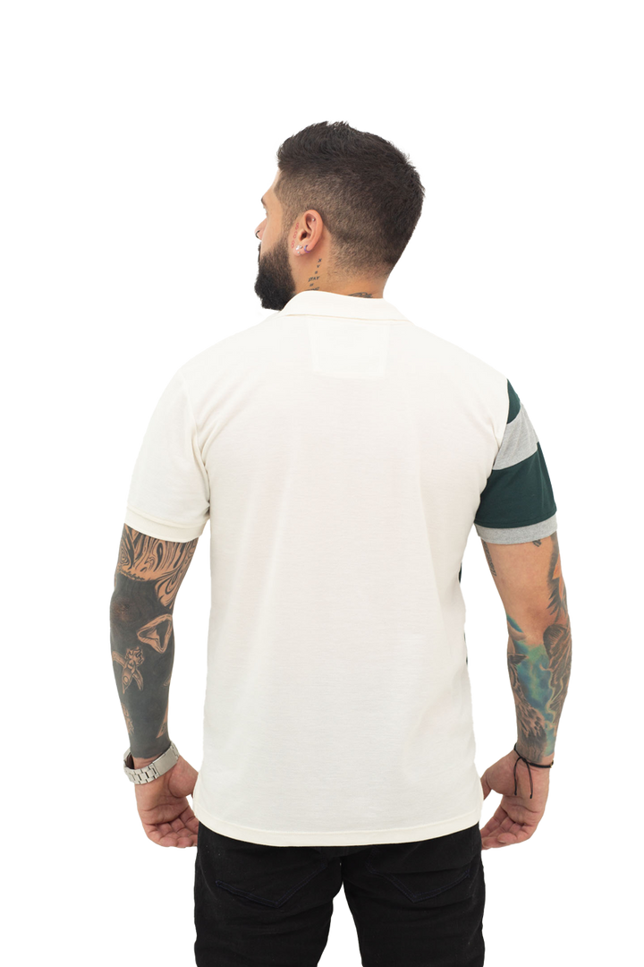 Grupo luthier espalda Camiseta tipo polo combinada p