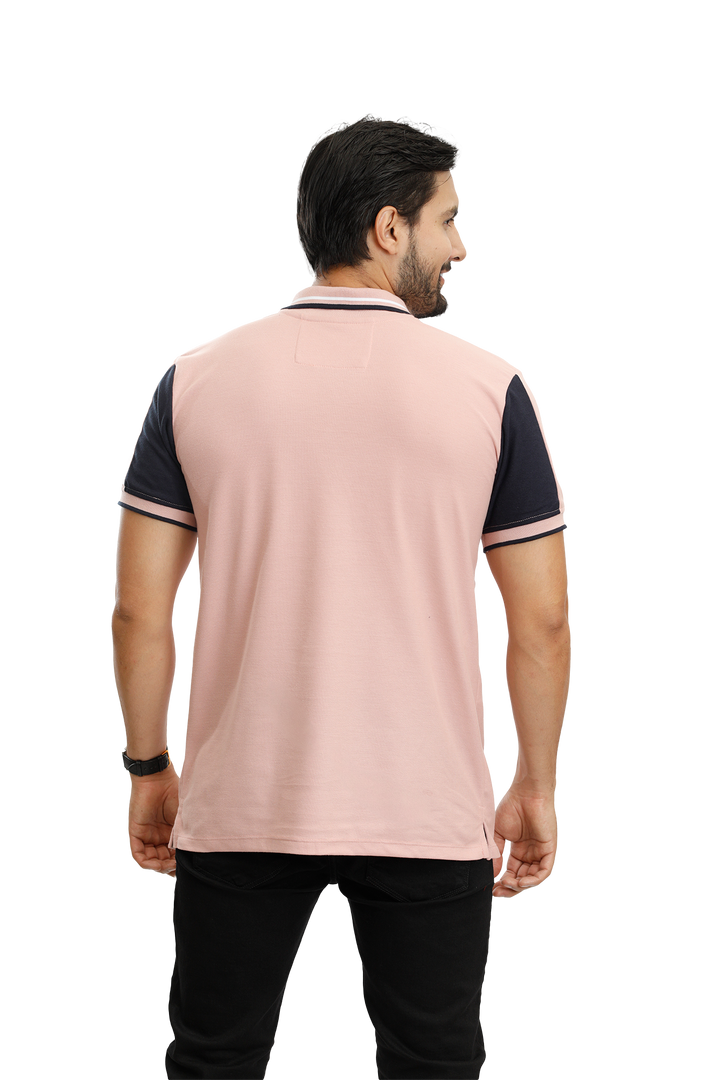 grupo luthier lado 4 camisetas tipo polo combinada para hombre combinada color guayaba azul oscuro 