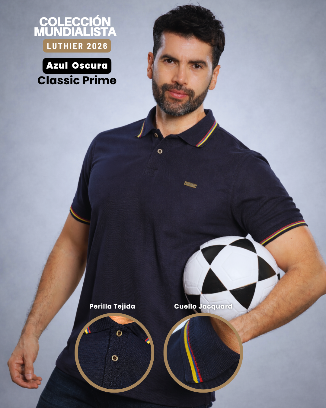 Camiseta Tipo Polo Combinada Para Hombre Especial